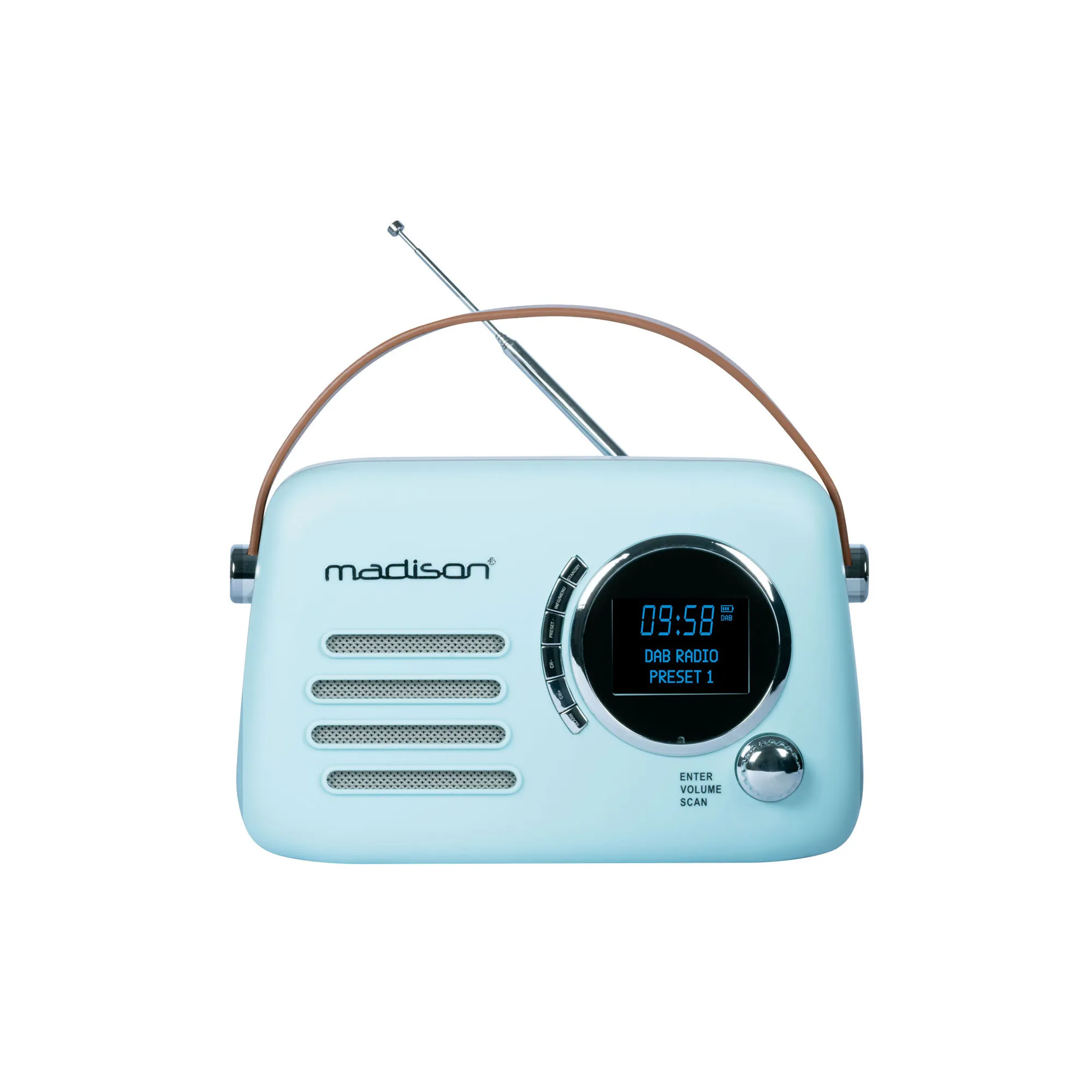 Madison Freesound-VR30BL-DAB Φορητό Ραδιόφωνο Bluetooth