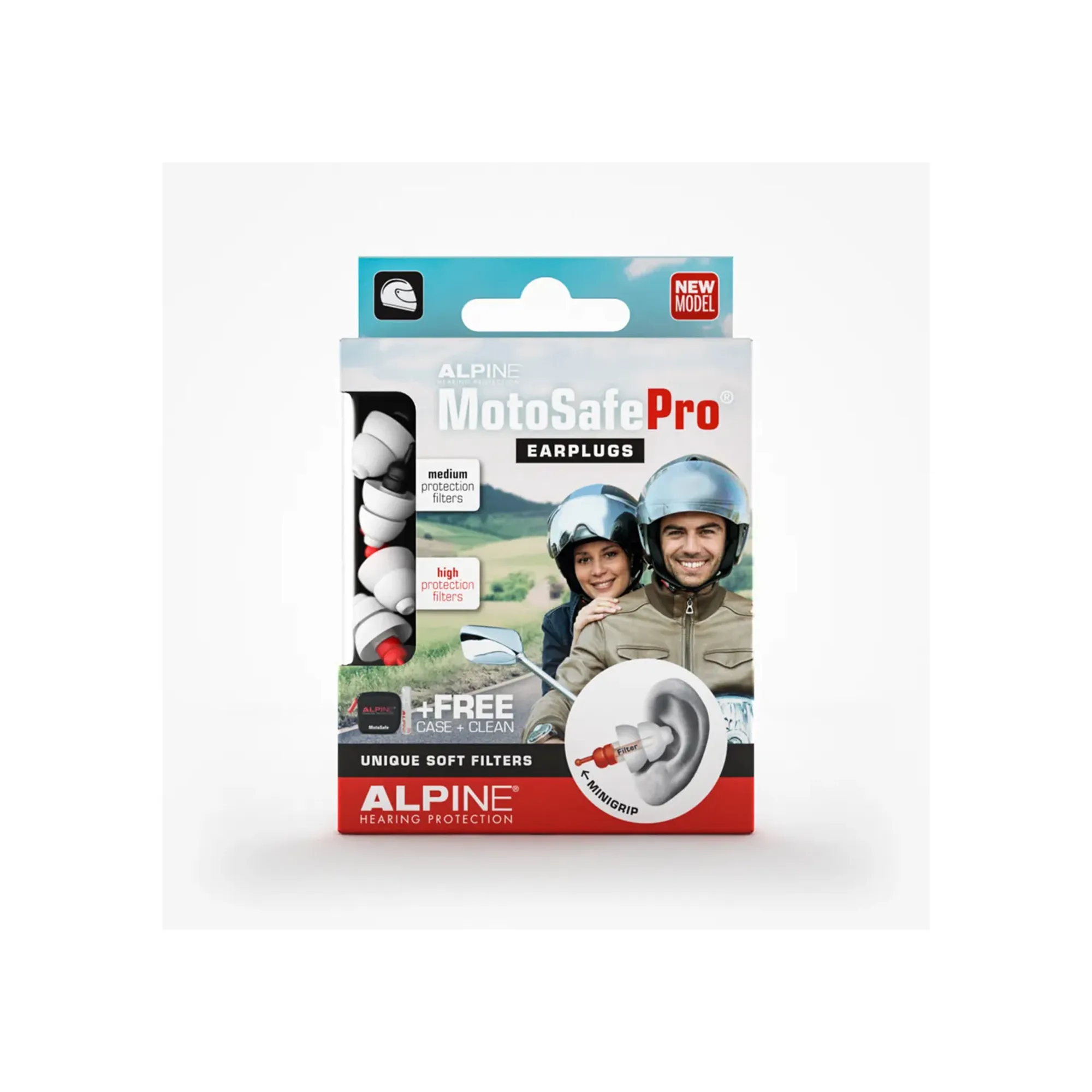Alpine MotoSafe Pro Earplugs for Motorcyclists