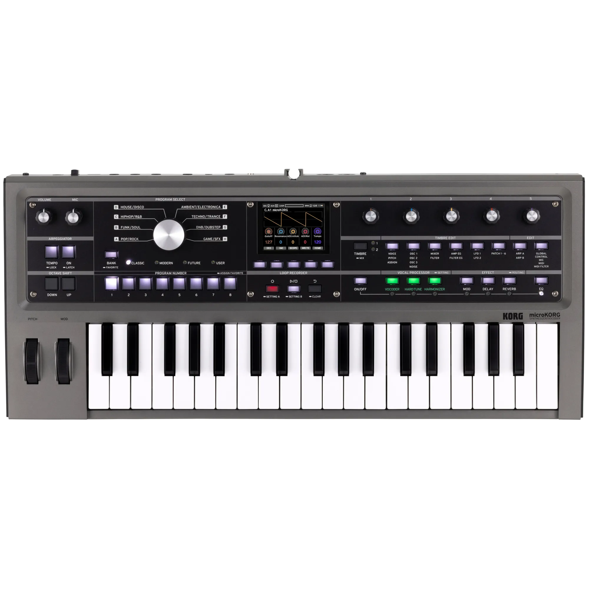 Korg microKORG 2 Synthesizer - Μαύρο