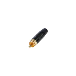 Rean RF2C-B-0 RCA Male Plug Gold Plated