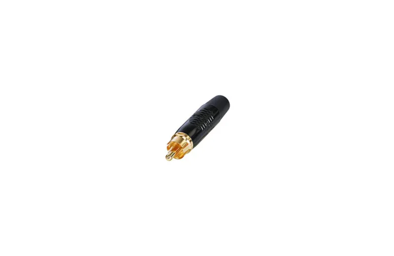 Rean RF2C-B-0 RCA Male Plug Gold Plated