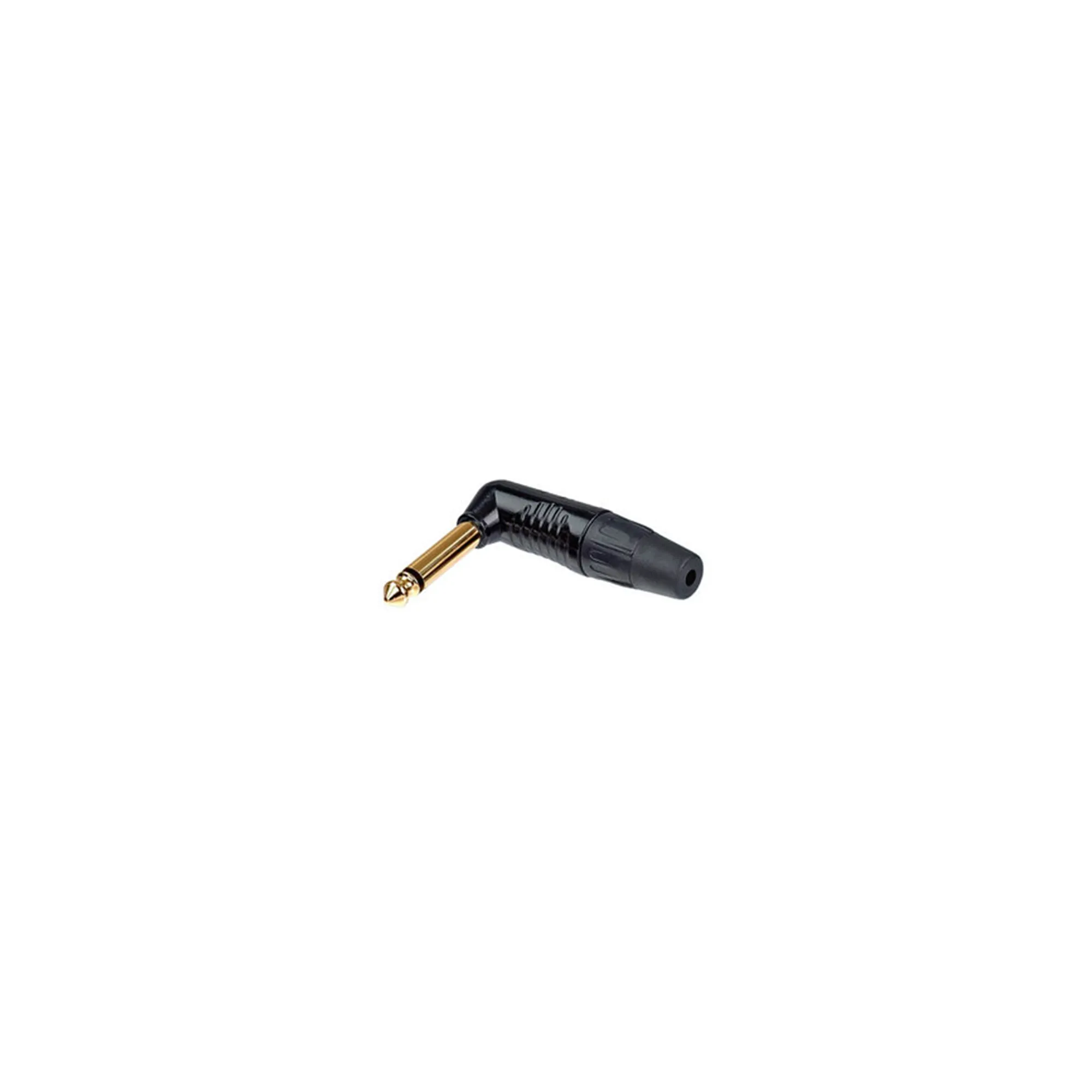 Rean RP2RC-B Βύσμα 6.3mm Jack Mono Αρσενικό με Δεξιά Γωνία