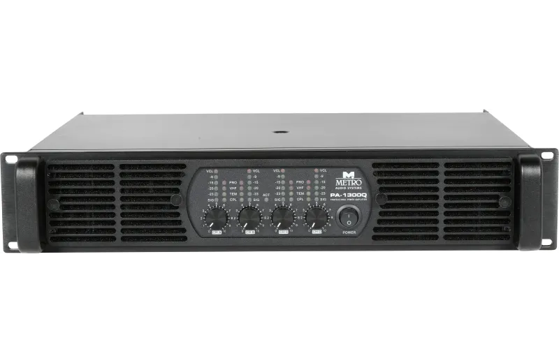 Metro Audio Systems PA-1300Q Τελικός ενισχυτής 4 καναλιών