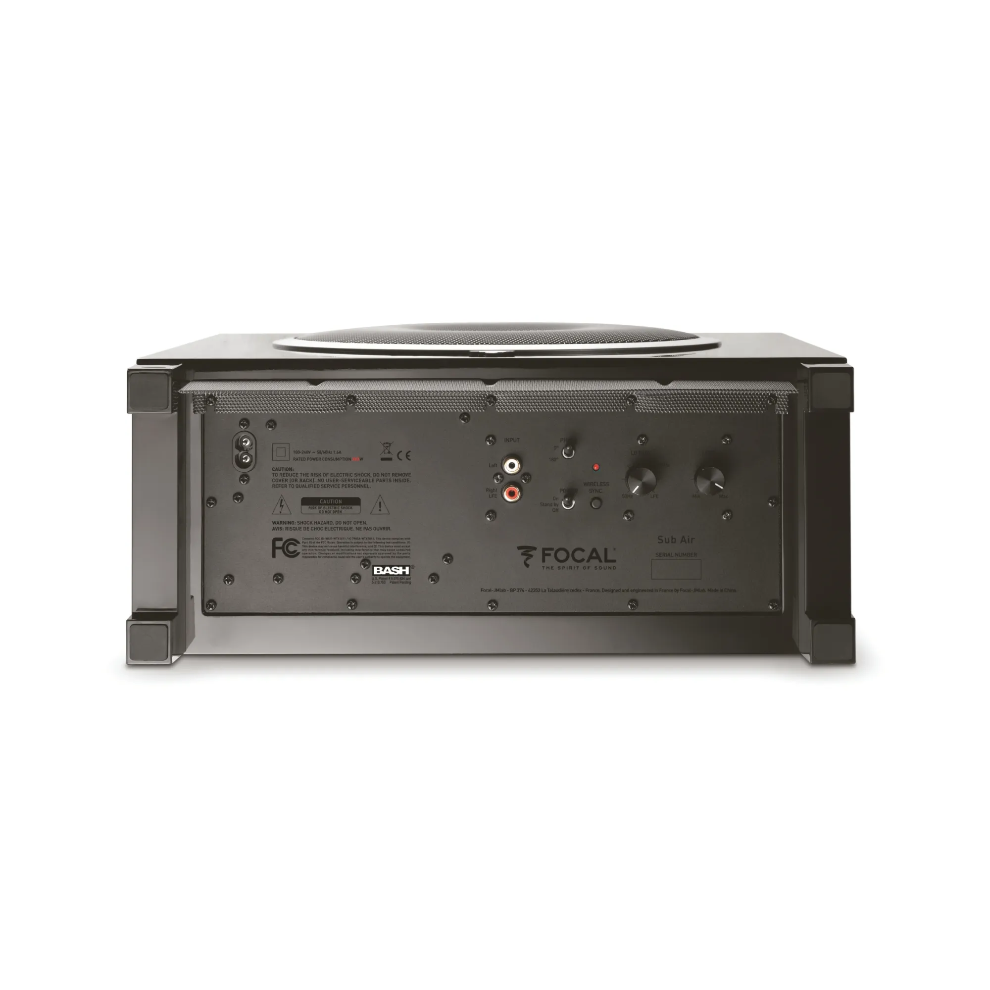Focal Sub Air Black Subwoofer 8" για Σύστημα 5.1