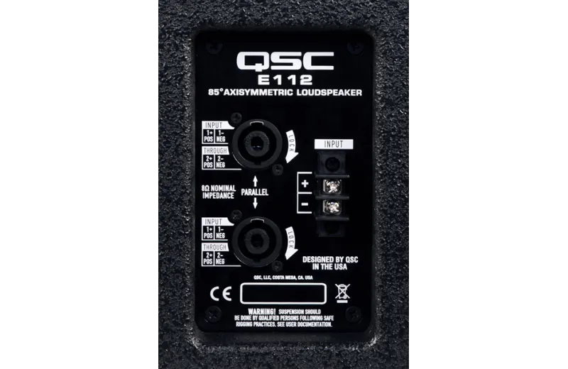 QSC E112 Παθητικό Ηχείο - Μαύρο