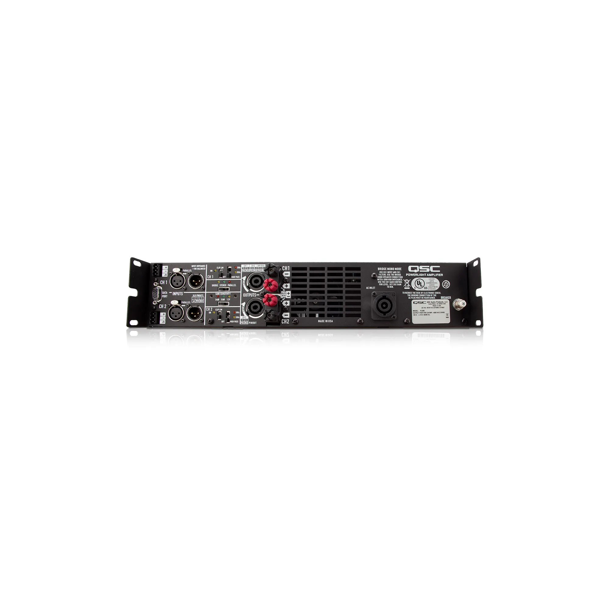 QSC PL380 パワーアンプ PAアンプ Power Amplifier ④ QSC PL380: Power Amplifier – AZ Electronics