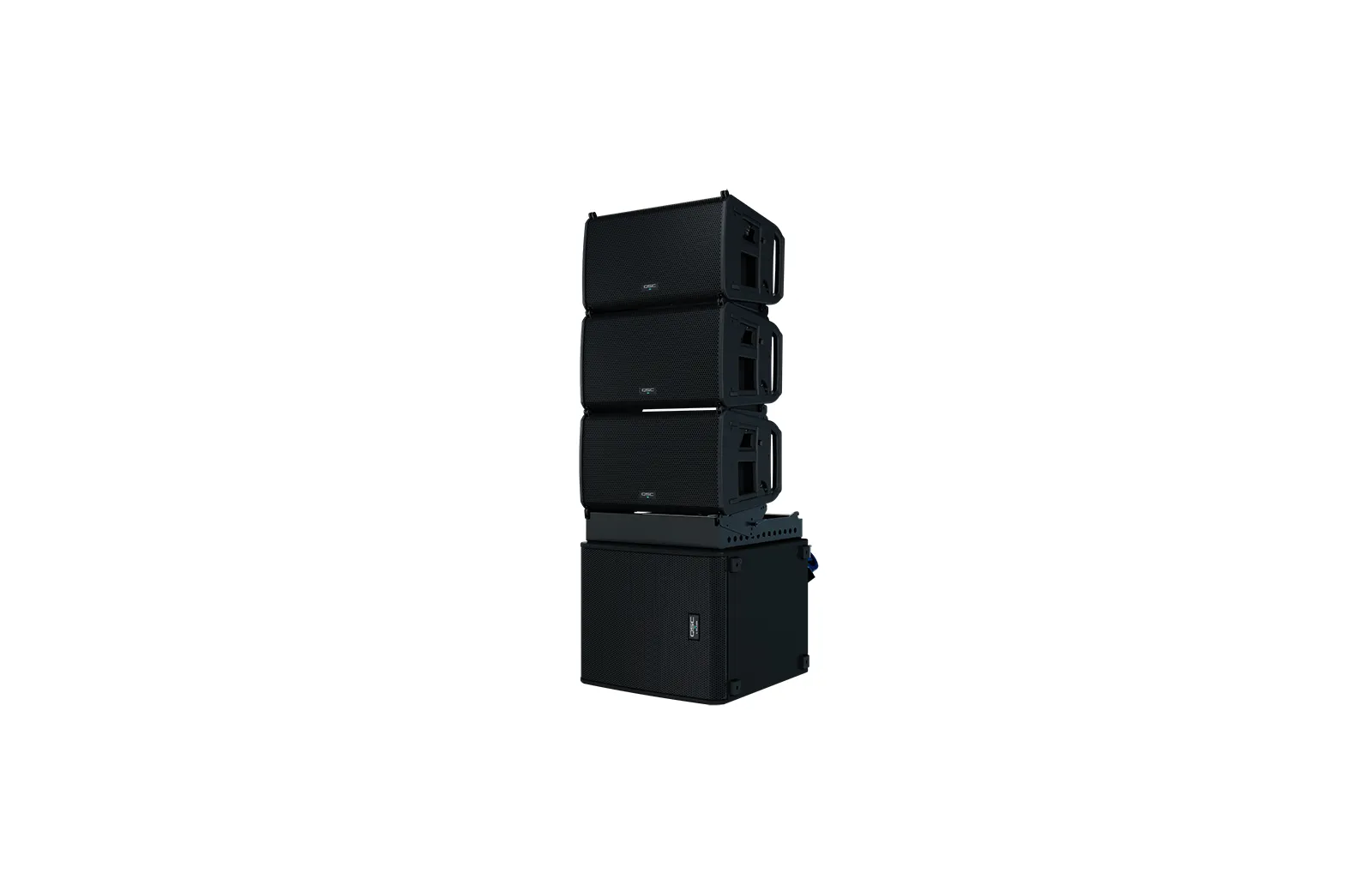 QSC Line Array LA112 Powered Speaker - Black