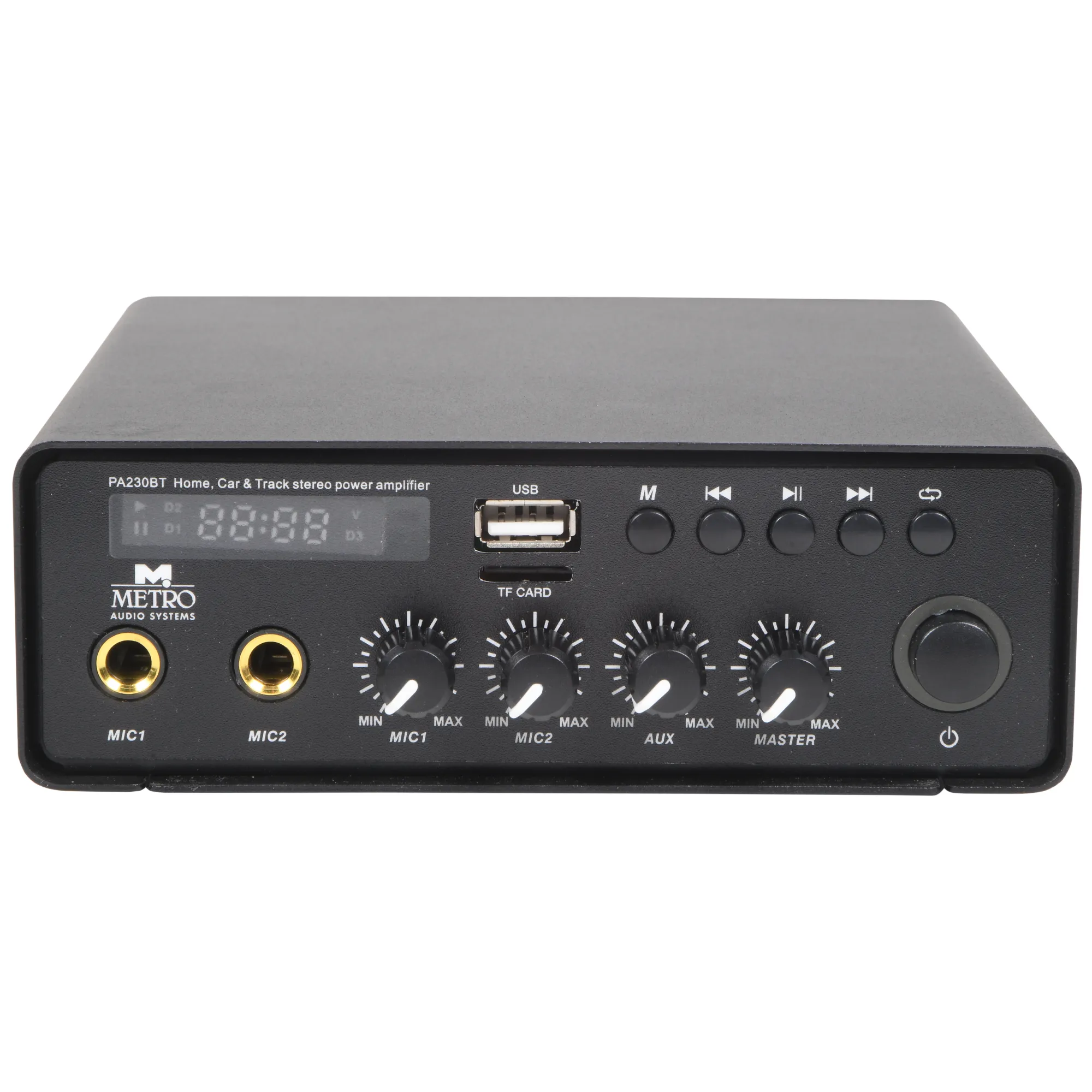 Metro Audio Systems Ενισχυτής PA-230BT Με Bluetooth