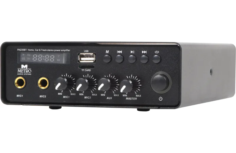Metro Audio Systems Ενισχυτής PA-230BT Με Bluetooth