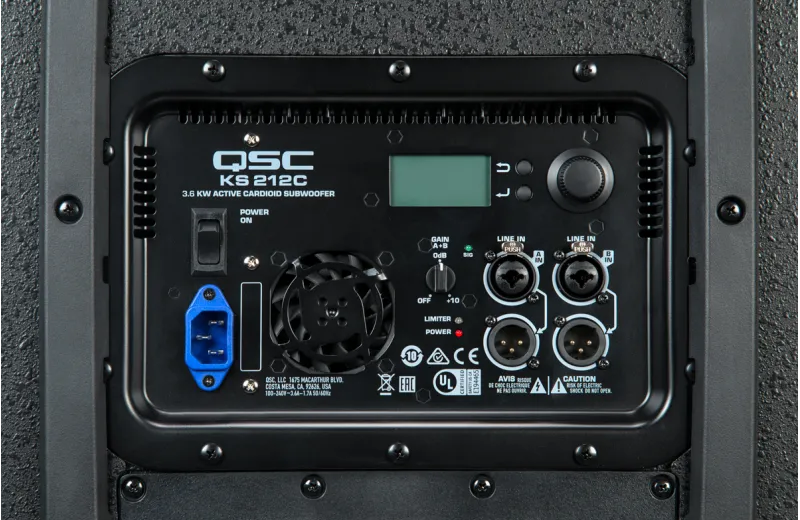 QSC KS212C Active Subwoofer - Black