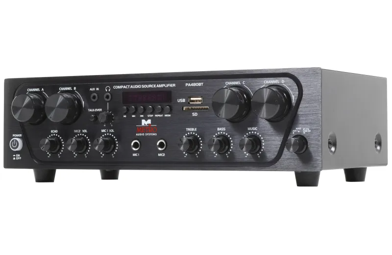 Metro Audio Systems Ενισχυτής PA-480BT Με Bluetooth