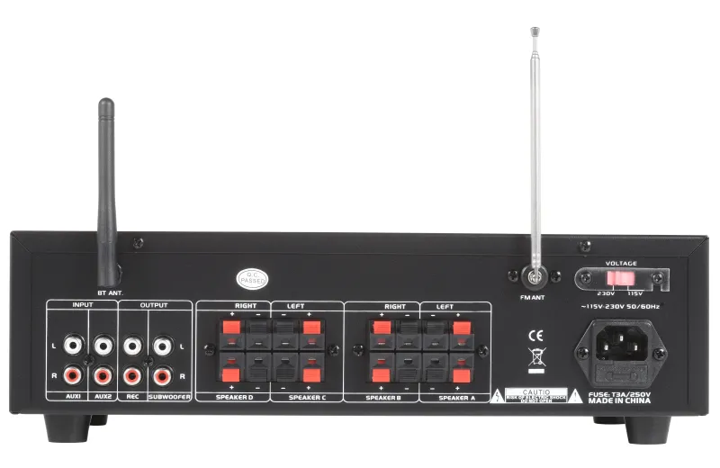 Metro Audio Systems Ενισχυτής PA-480BT Με Bluetooth