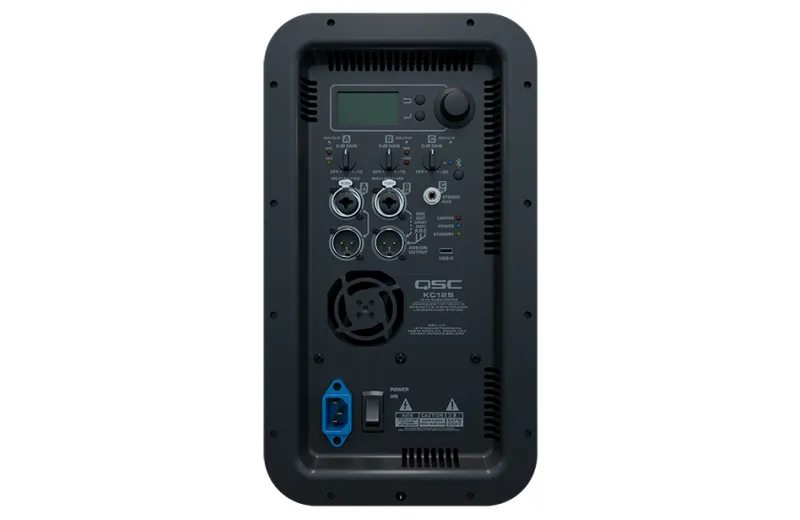 QSC KC12-ΒΚ Powered 3-Way Column loudspeaker System - Black