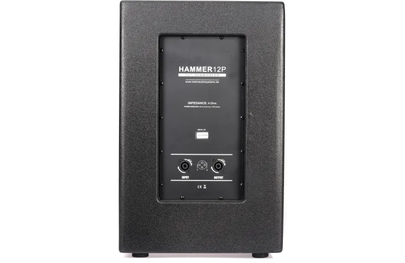 Metro Audio Systems Hammer 12P Παθητικό Subwoofer - Μαύρο