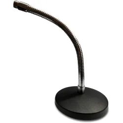 Metro Audio Systems MS033BL Table top microphone stand with Gooseneck