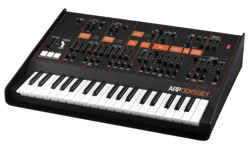 Arp Instruments  Odyssey Analog Synthesizer 37 Keys Orange Black
