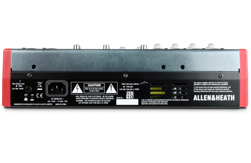 Allen & Heath Zed -10 Αναλογική Κονσόλα Ήχου