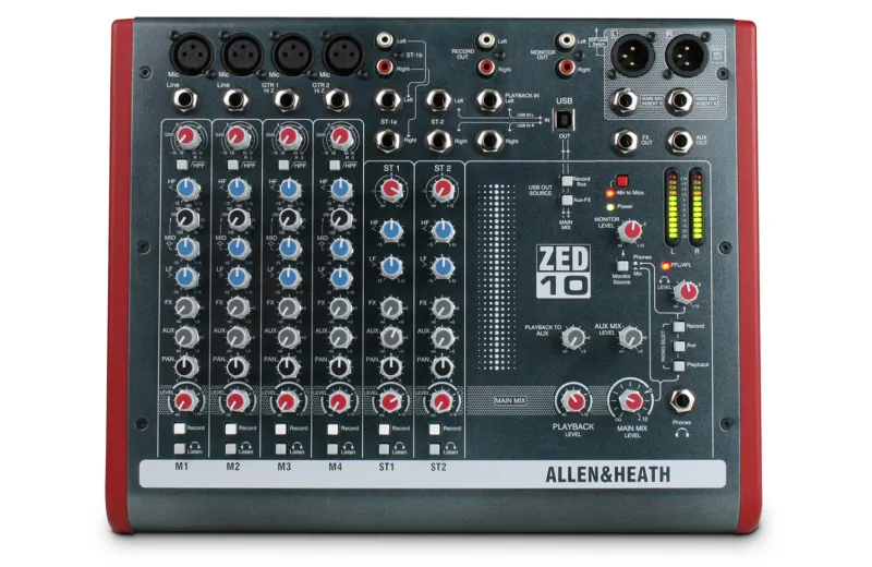 Allen & Heath Zed -10 Αναλογική Κονσόλα Ήχου