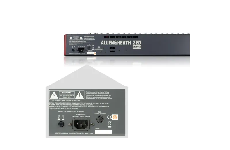 Allen & Heath Zed -22FX Analogue Sound Console