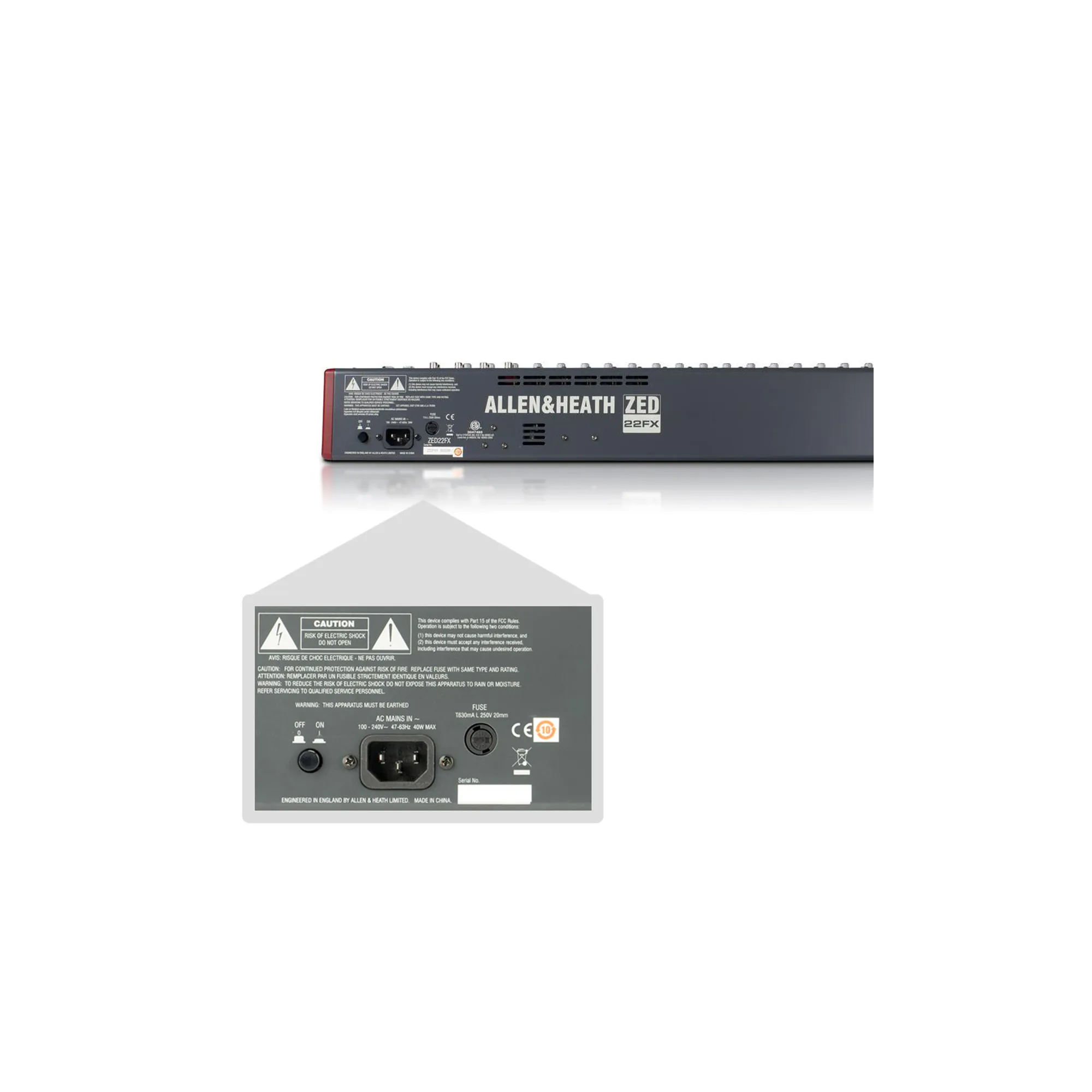 Allen & Heath Zed -22FX Analogue Sound Console