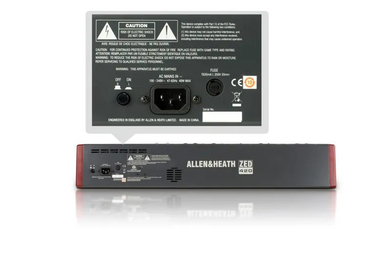 Allen & Heath Zed -420 Αναλογική Κονσόλα Ήχου