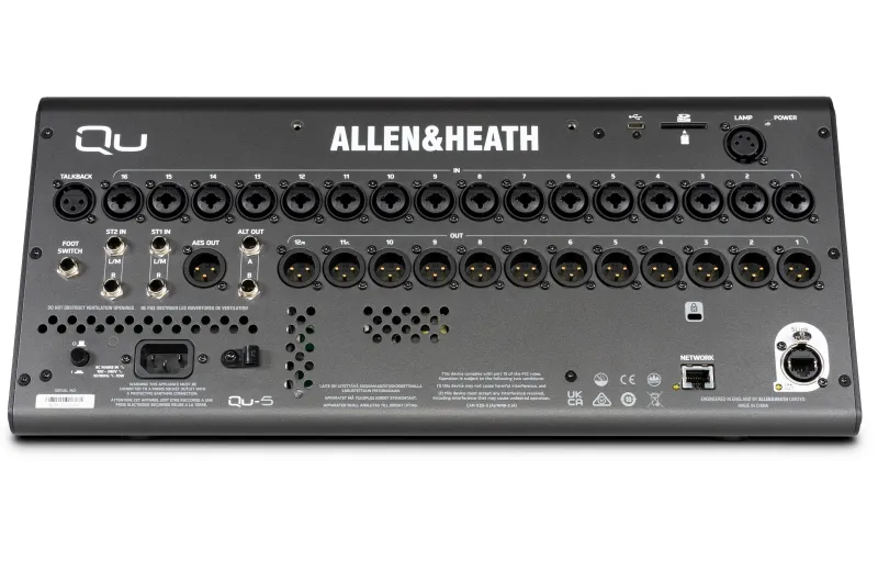 Allen & Heath QU-5 Ψηφιακή Κονσόλα Ήχου