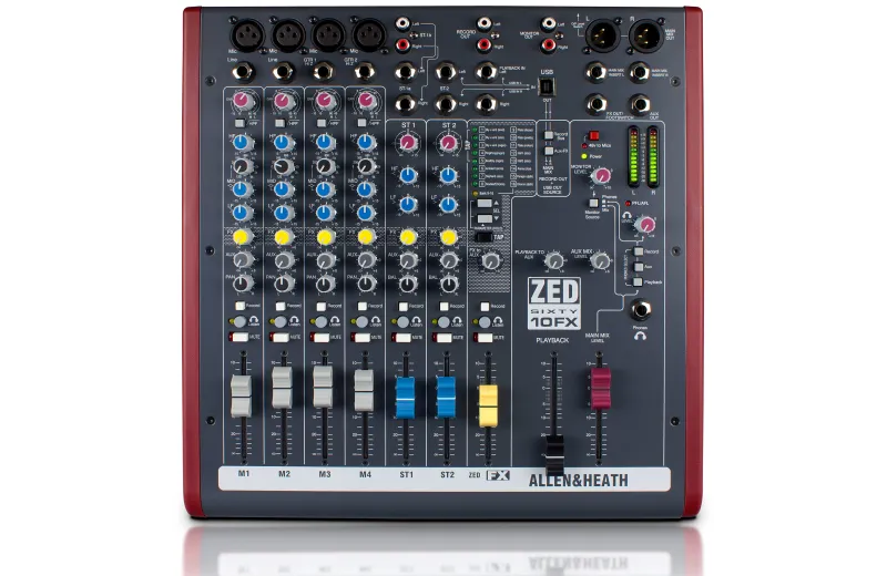 Allen & Heath Zed 60-10FX Αναλογική Κονσόλα Ήχου
