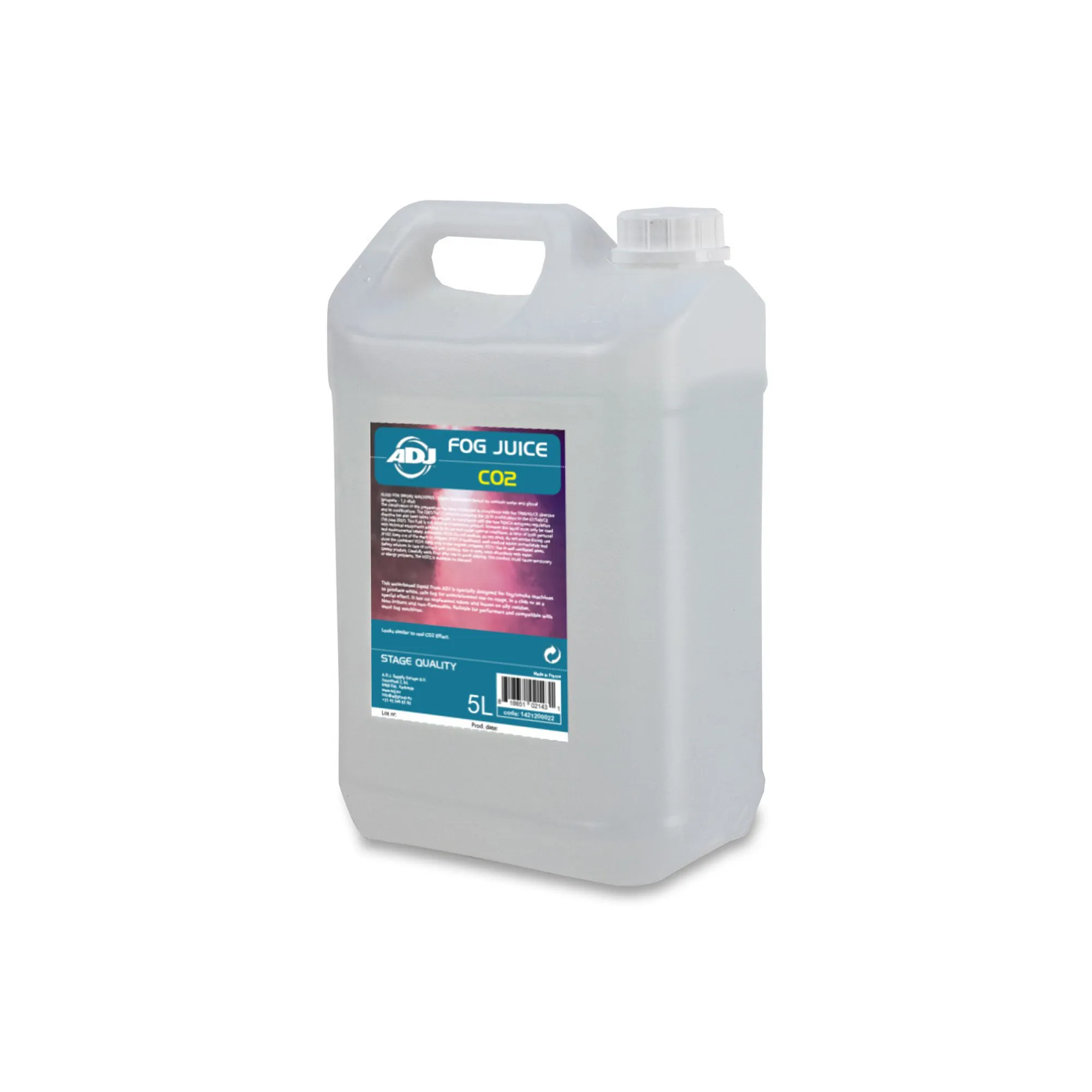 ADJ Fog Juice μηχανή καπνού CO2 5L
