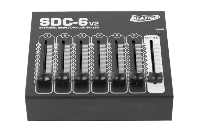 ADJ SDC6 Faderdesk V2 Κονσόλα φωτισμού Μαύρο
