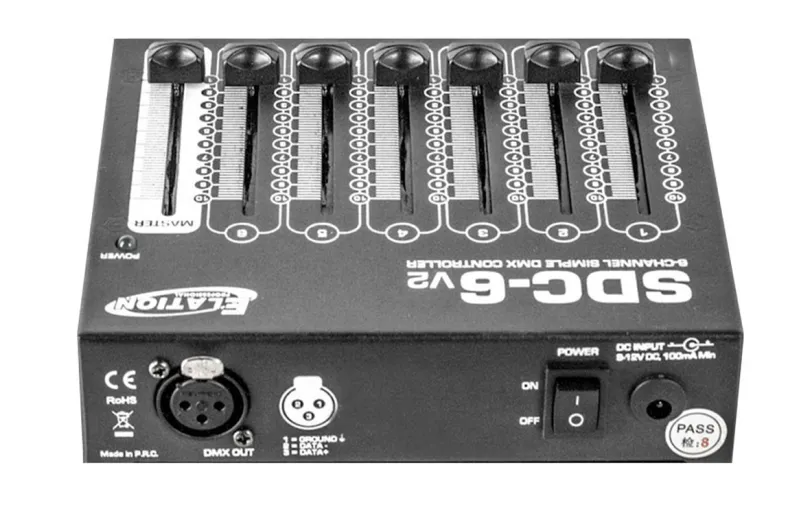 ADJ SDC6 Faderdesk V2 Κονσόλα φωτισμού Μαύρο