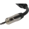 Metro Audio Systems PY-040 Καλώδιο Ήχου 1 x 3.5mm Mini Jack Stereo Αρσενικό Σε 2 x 3.5mm Mini Jack Stereo Θηλυκό 0.25m Μαύρο
