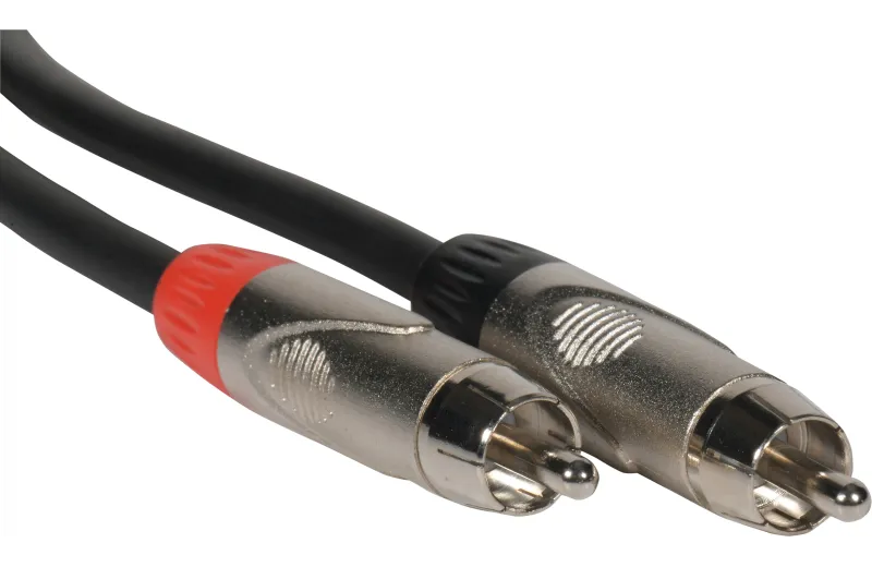 Metro Audio Systems PY-020 Καλώδιο Ήχου 1 RCA Αρσενικό Σε 2 RCA Αρσενικά 0.5m Μαύρο