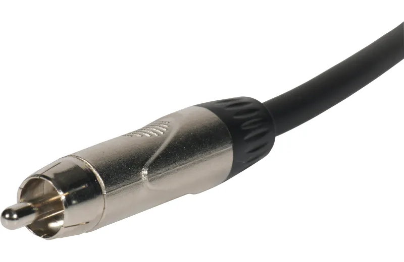 Metro Audio Systems PY-020 Καλώδιο Ήχου 1 RCA Αρσενικό Σε 2 RCA Αρσενικά 0.5m Μαύρο