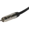 Metro Audio Systems PY-020 Καλώδιο Ήχου 1 RCA Αρσενικό Σε 2 RCA Αρσενικά 0.5m Μαύρο