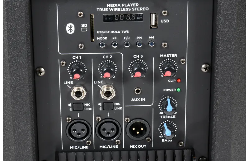 Metro Audio Systems ES215A Αυτοενισχυόμενο Ηχείο με Bluetooth - Μαύρο