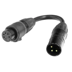 Accu-Cable DMX 3-pin male to 5-pin female