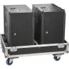 Metro Audio Systems FC-LA-150S/2-1 Flightcase για 2 παθητικά subwooger LA-150S