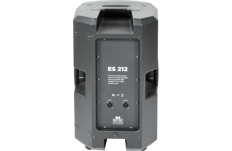 Metro Audio Systems ES212 Passive Loudspeaker - Black