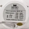 Metro Audio Systems HS-34 Full range Horn Speaker