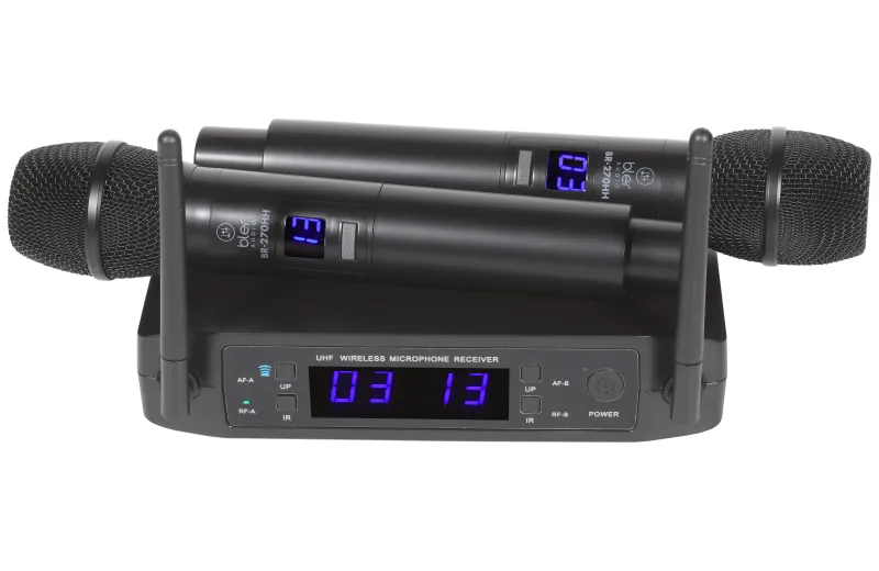 Bler Audio BR-270HH Dual Wireless Microphone System