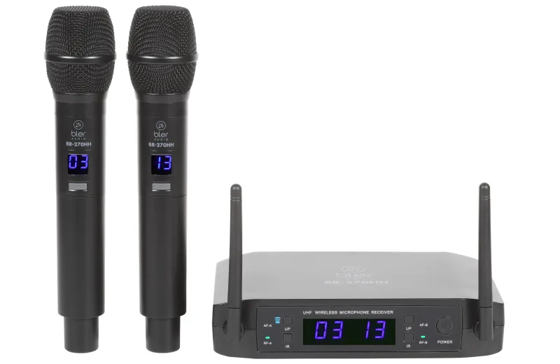 Bler Audio BR-270HH Dual Wireless Microphone System