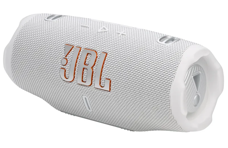 JBL Charge 6 Bluetooth Waterproof Speaker White