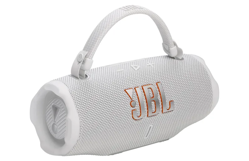 JBL Charge 6 Bluetooth Waterproof Speaker White