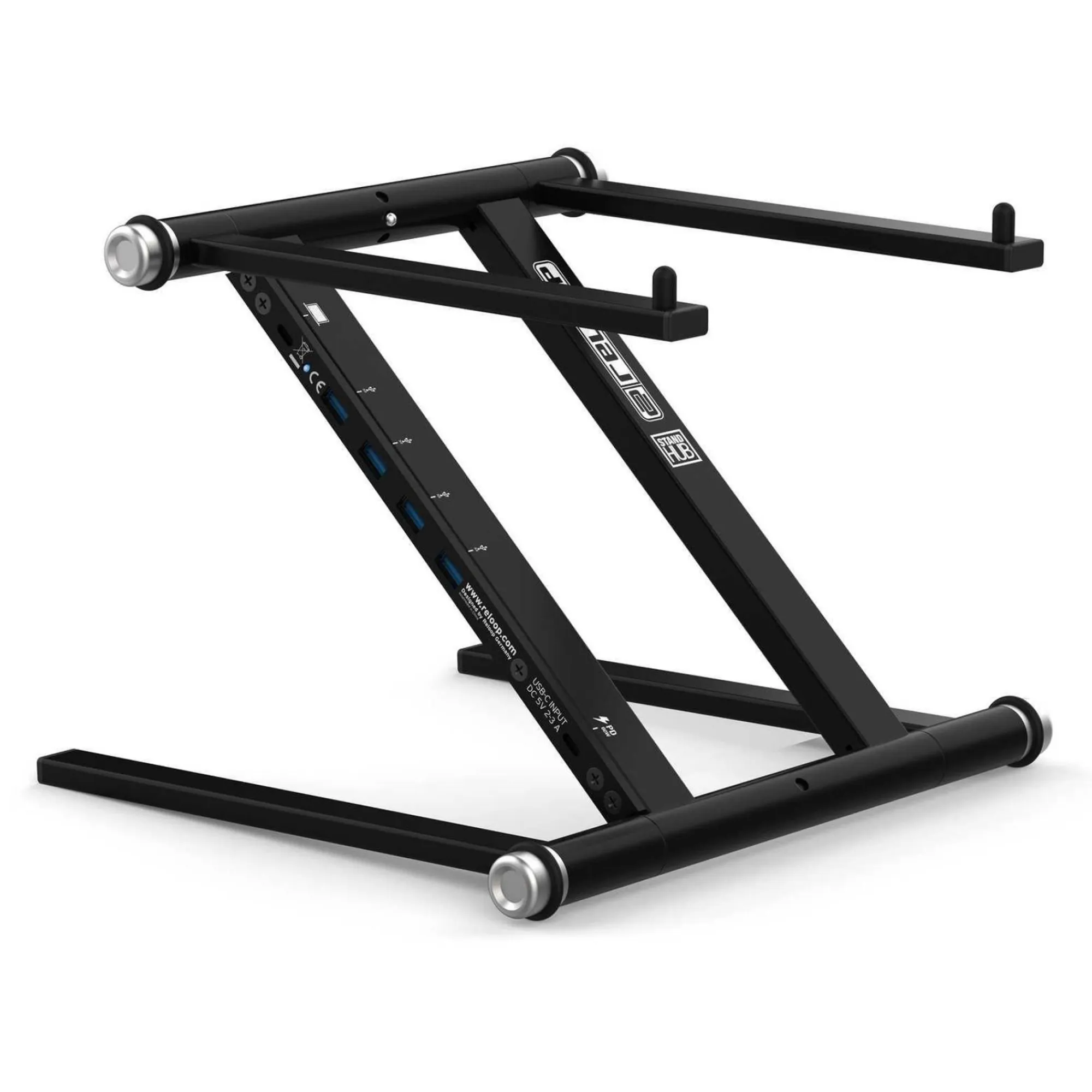 Reloop Laptop Stand Hub with USB-C