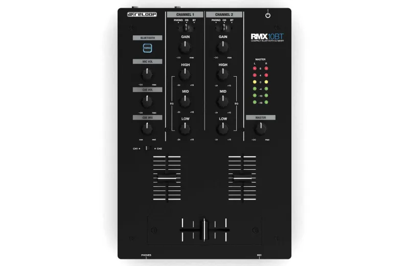 Reloop RMX-10 BT Compact Bluetooth Dj Μίκτης Ήχου