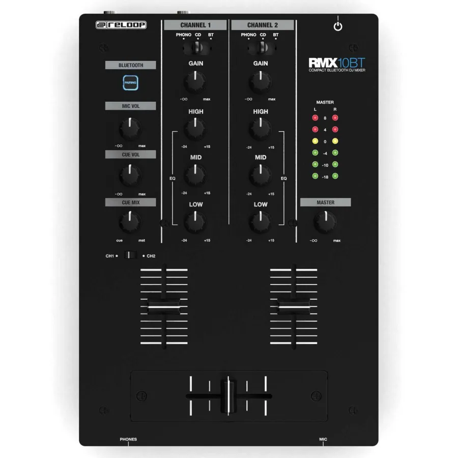 Reloop RMX-10 BT Compact Bluetooth Dj Μίκτης Ήχου