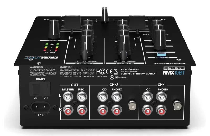 Reloop RMX-10 BT Compact Bluetooth Dj Μίκτης Ήχου
