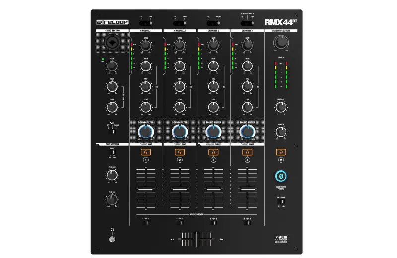 Reloop RMX-44 BT Bluetooth Dj Club Μίκτης Ήχου