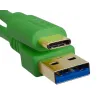 UDG U98001GR Ultimate Cable USB 3.0 C-A Green Straight 1.5m