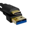 UDG U98001BL Ultimate Cable USB 3.0 C-A Black Straight 1.5m
